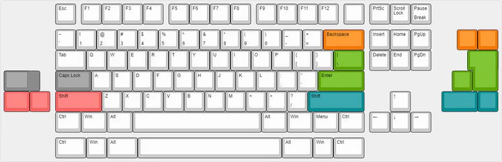 Foxlab Sunset80 PCB およびプレート